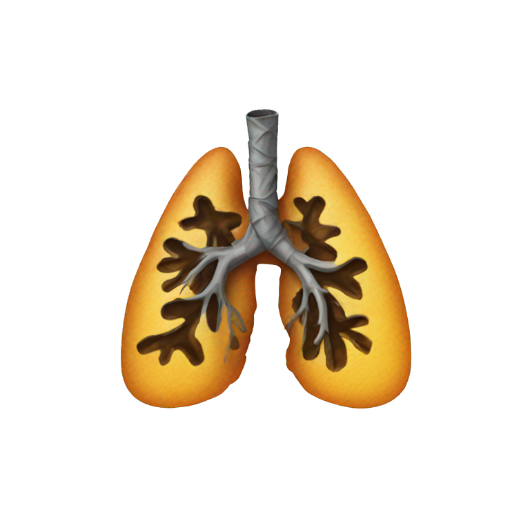 damaged lungs emoji