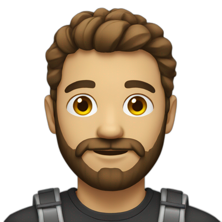 Developer with a beard emoji