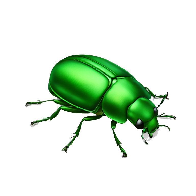 Green beetle emoji