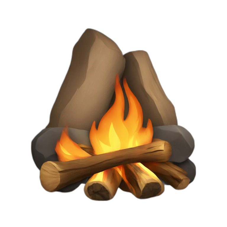 Campfire emoji