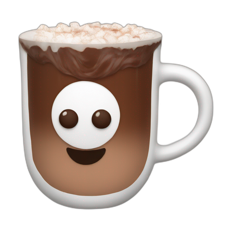 Hot chocolate emoji