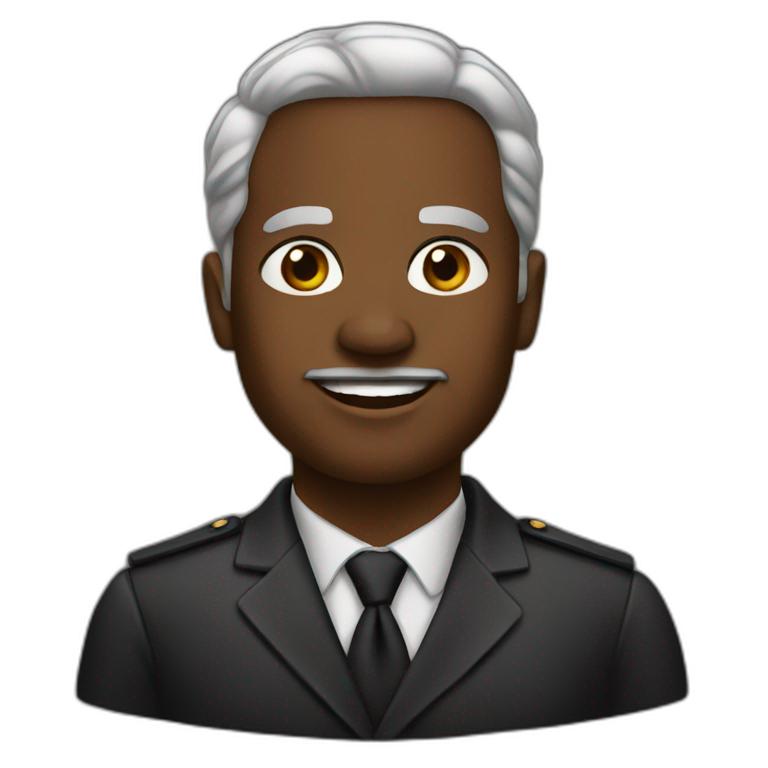 black leader emoji