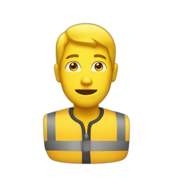 yellow man emoji emoji
