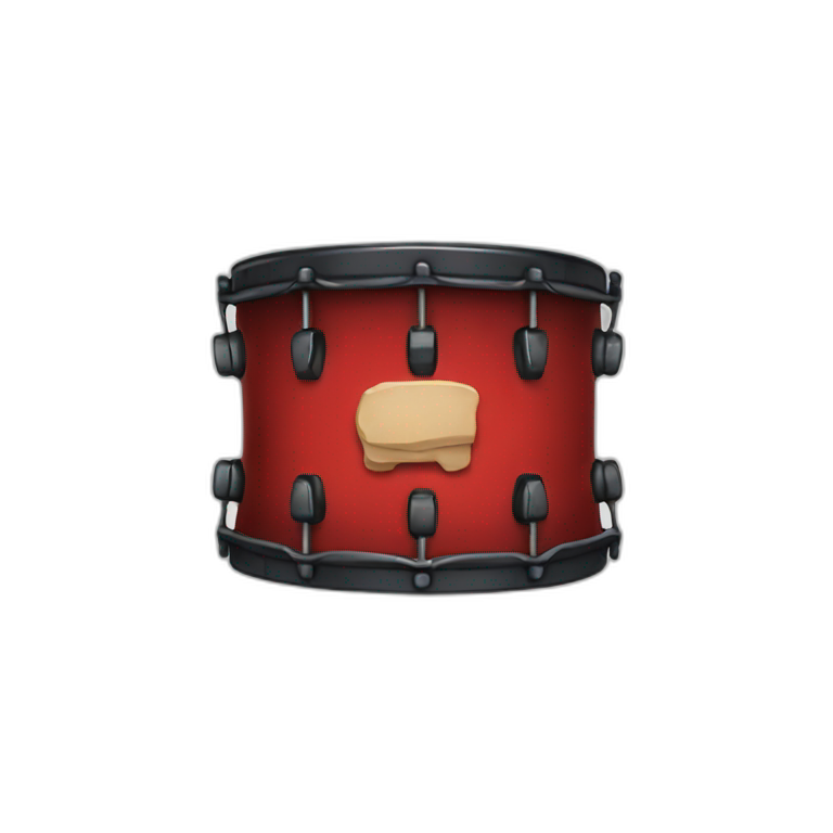red drums emoji