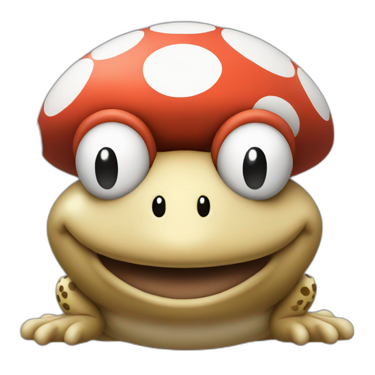 Toad super Mario emoji