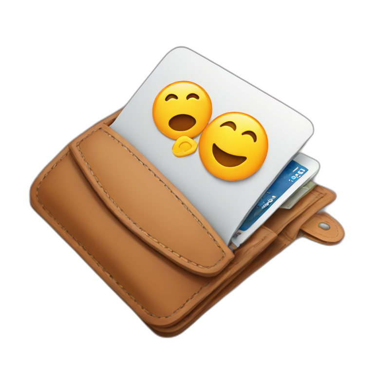 Wallet app iphone emoji