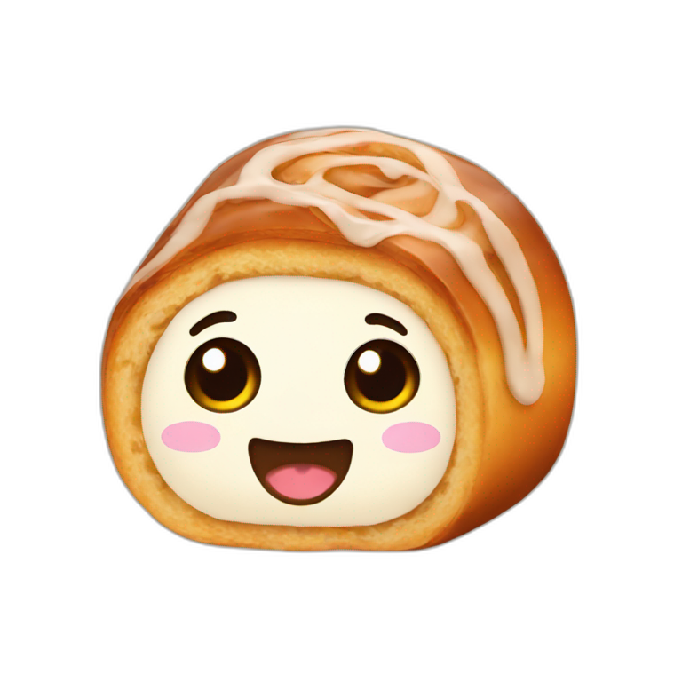 Cutest cinamon roll  emoji