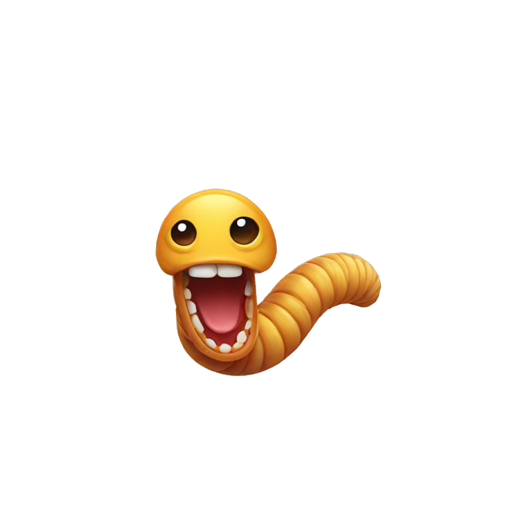 worm emoji