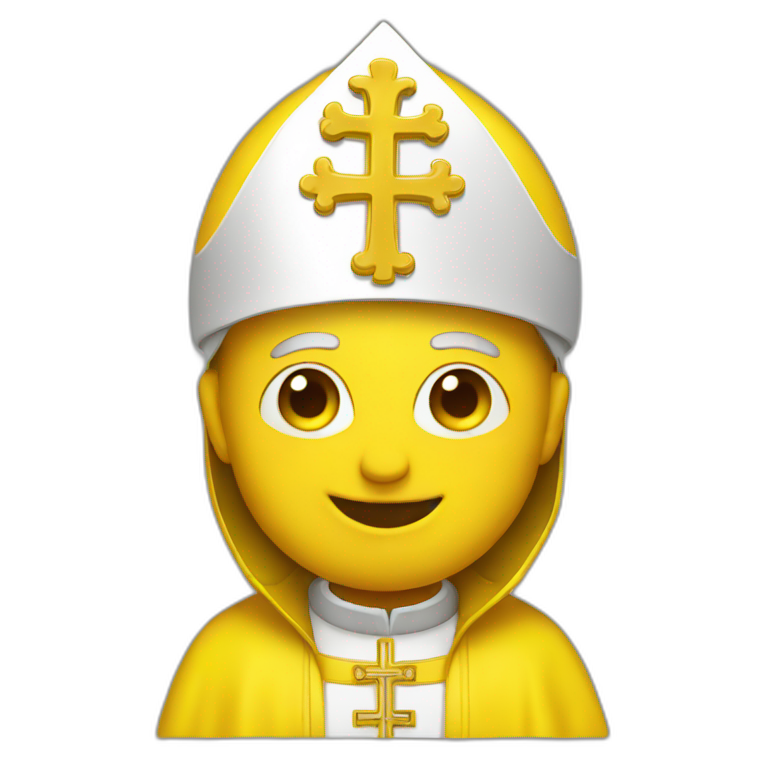 yellow pope emoji