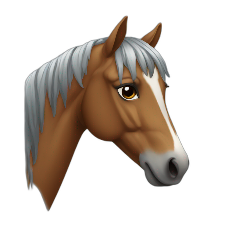rainy horse emoji