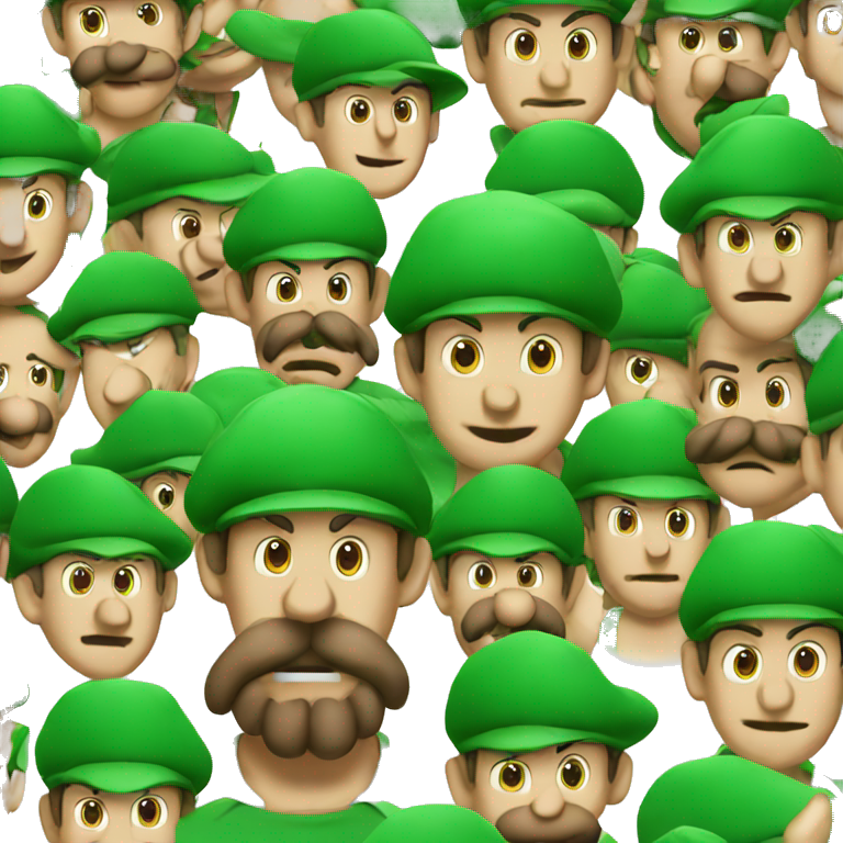Luigi Face With A Green Hat  emoji