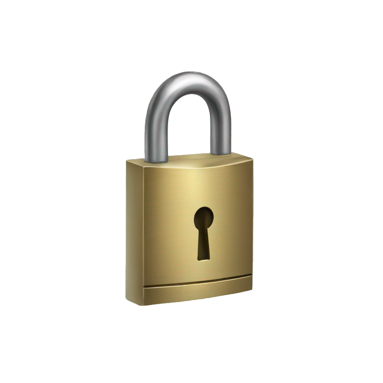 unlock padlock emoji