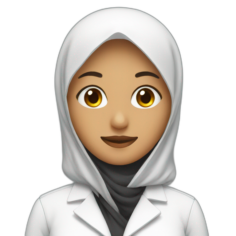 Pharmacist with hijab emoji