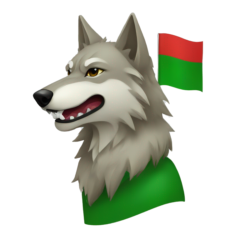chechen flag wolf emoji