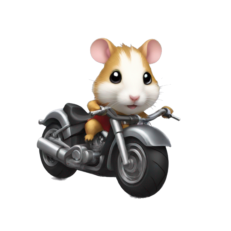 biker hamster emoji