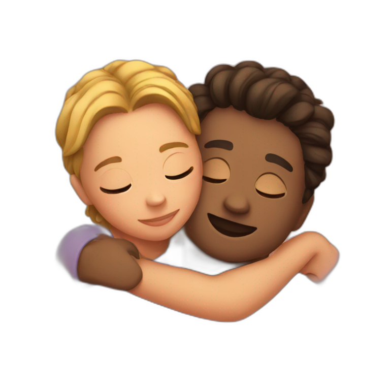 Cuddling emoji