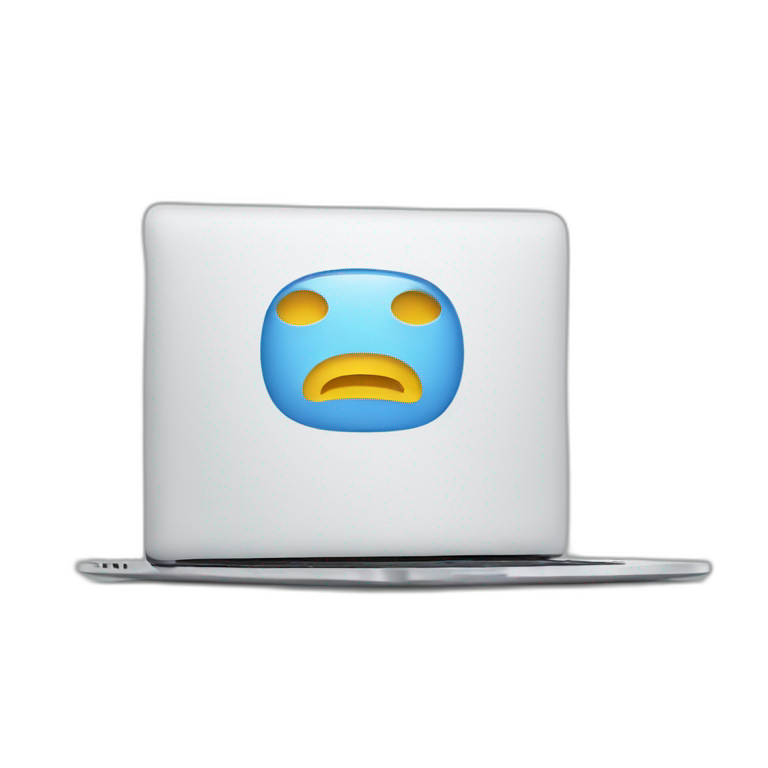 MacBook in bath emoji