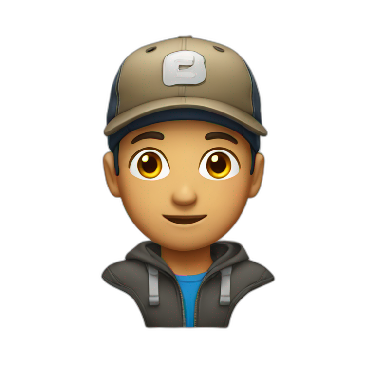 Boy in cap emoji