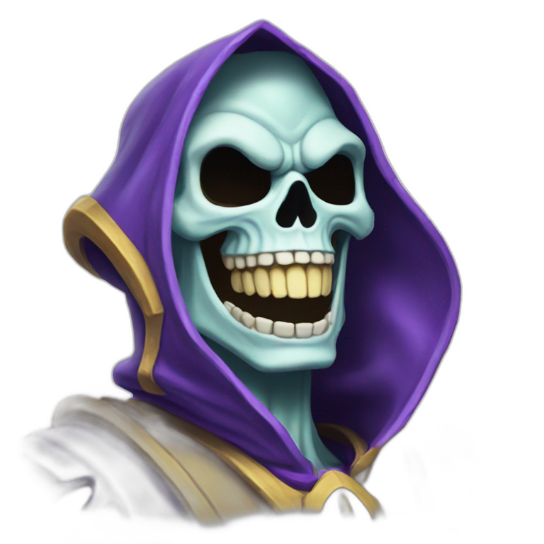 skeletor laughing emoji