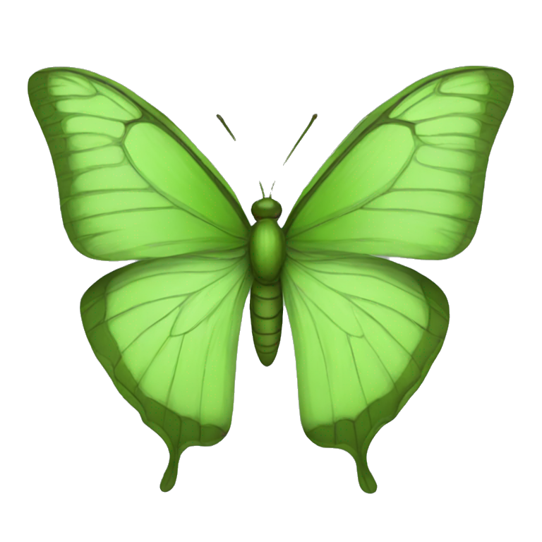 Mariposa verde emoji