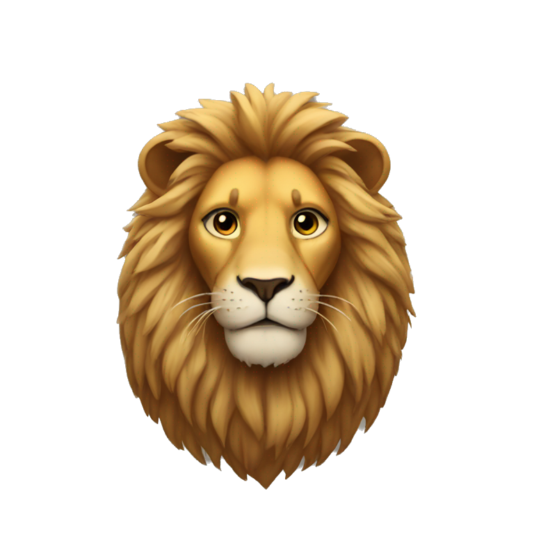 Lion with me emoji