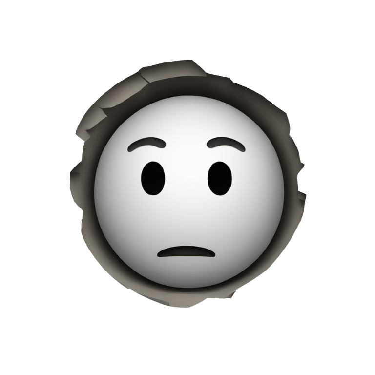 A hole emoji