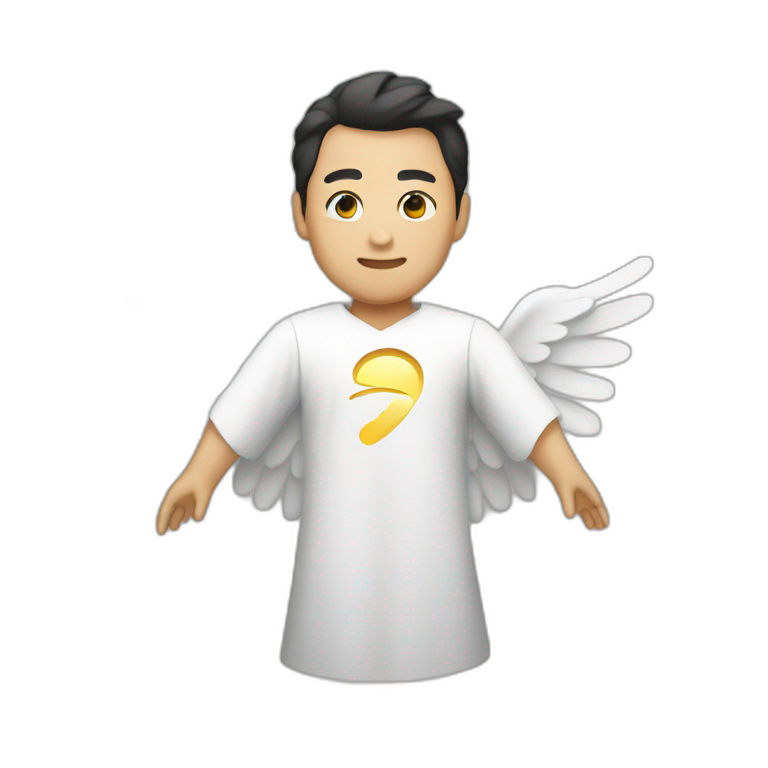 Tanaka became an angel emoji