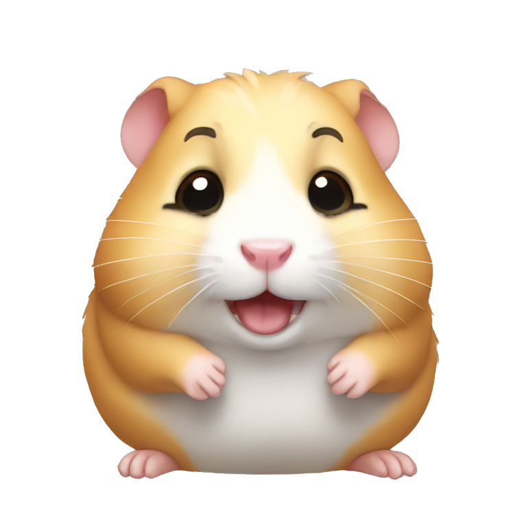 Crying emoji hamster emoji