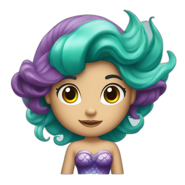 Little mermaid emoji
