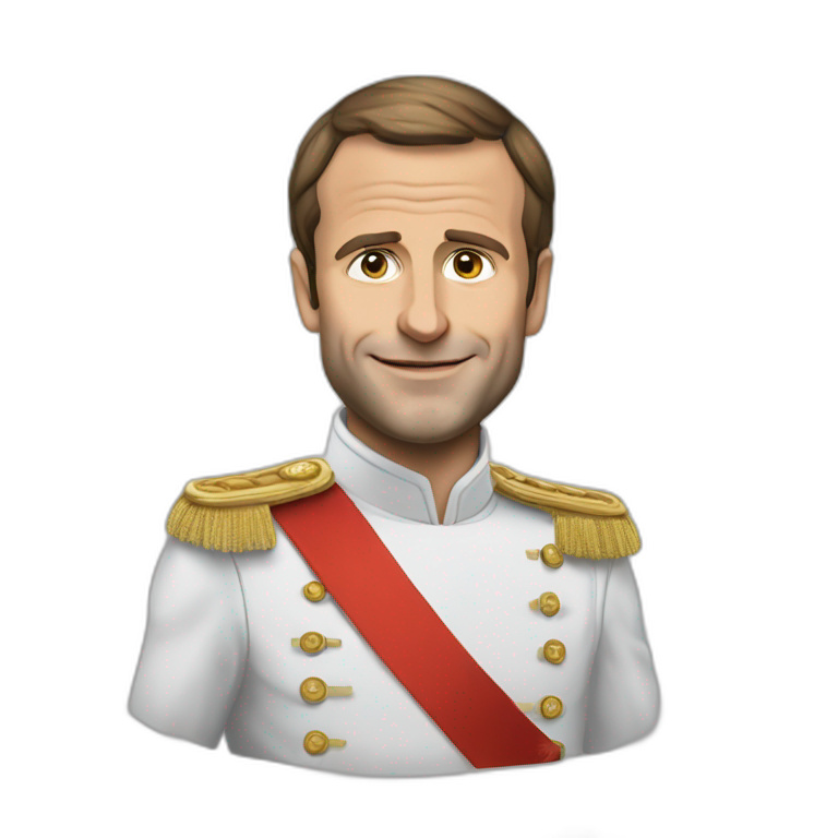 Macron en nourrisson emoji