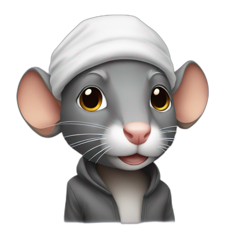 rat with durag emoji
