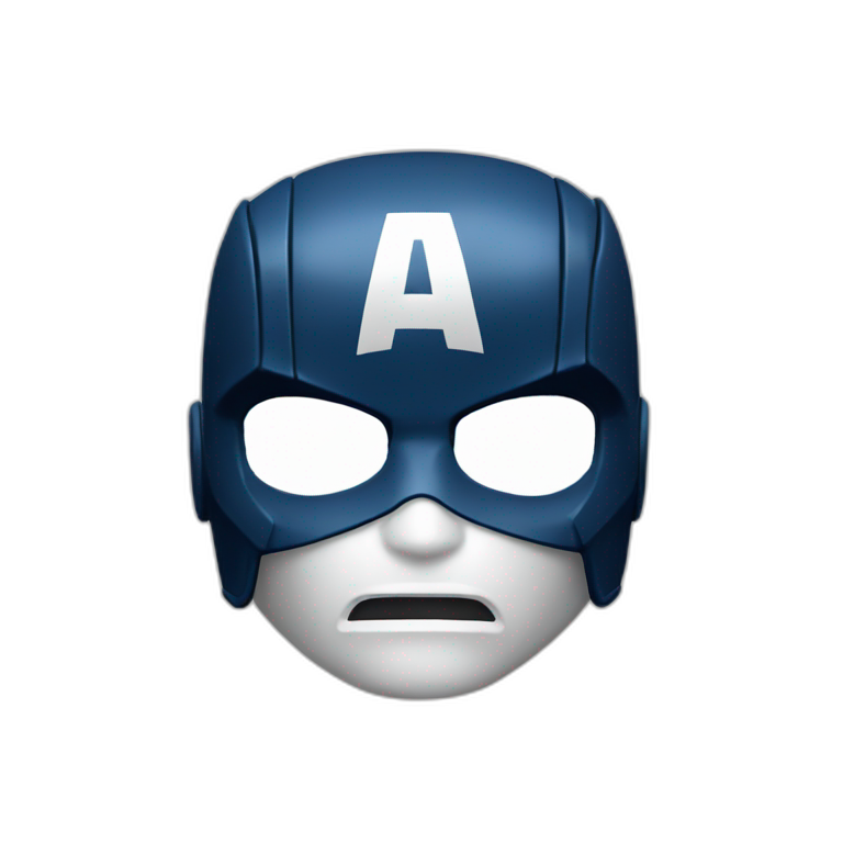 captain america mask emoji