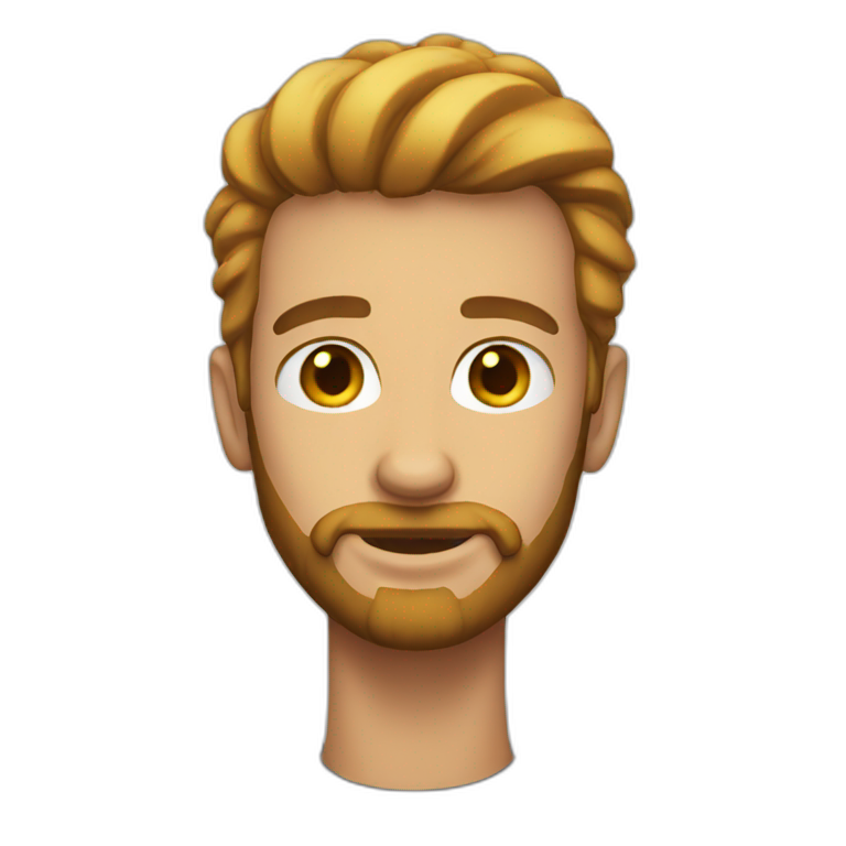 guy with light beard emoji