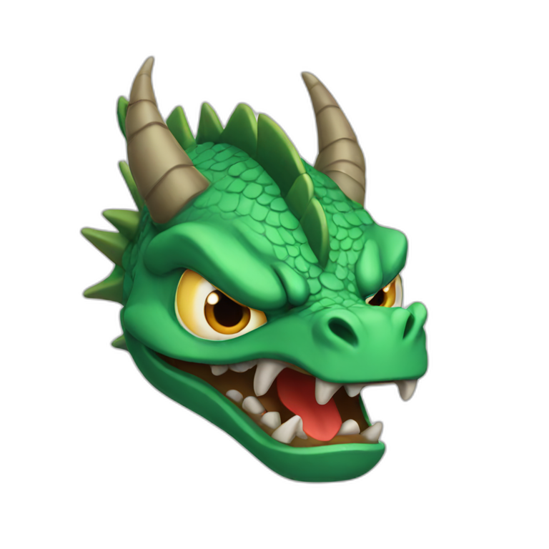 angry dragon] emoji