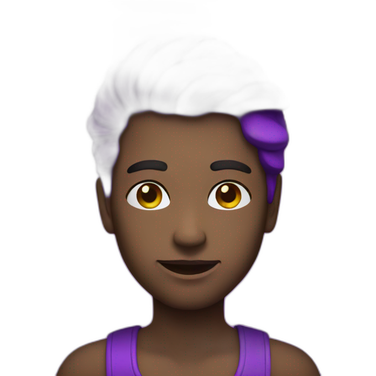 neon purple emoji