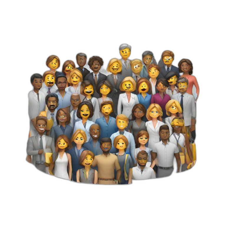 people working together emoji
