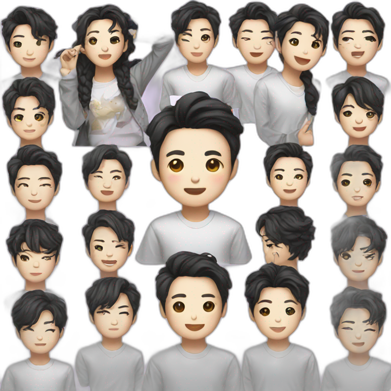 korean-kpop-idol emoji
