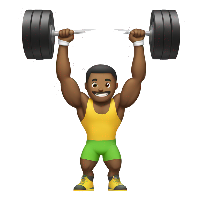 weightlifter clean emoji