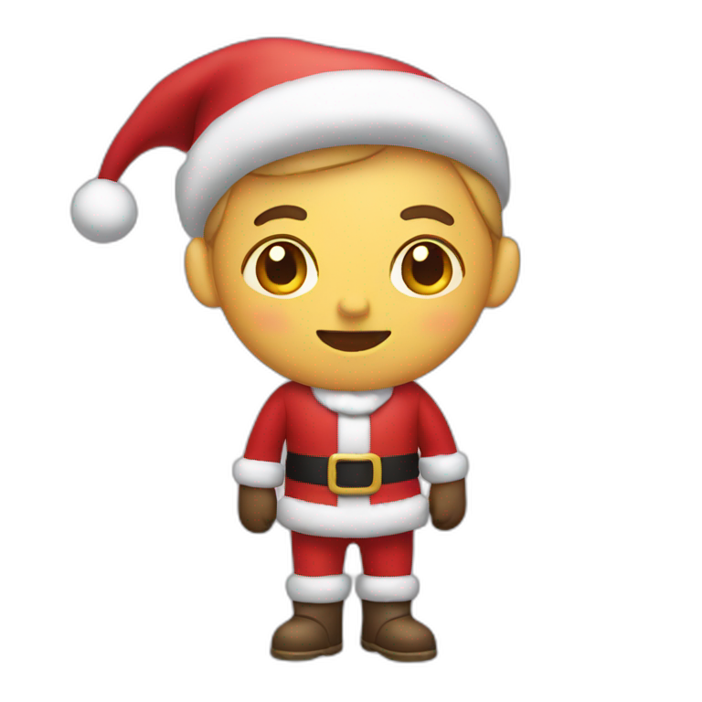 Christmas figure emoji
