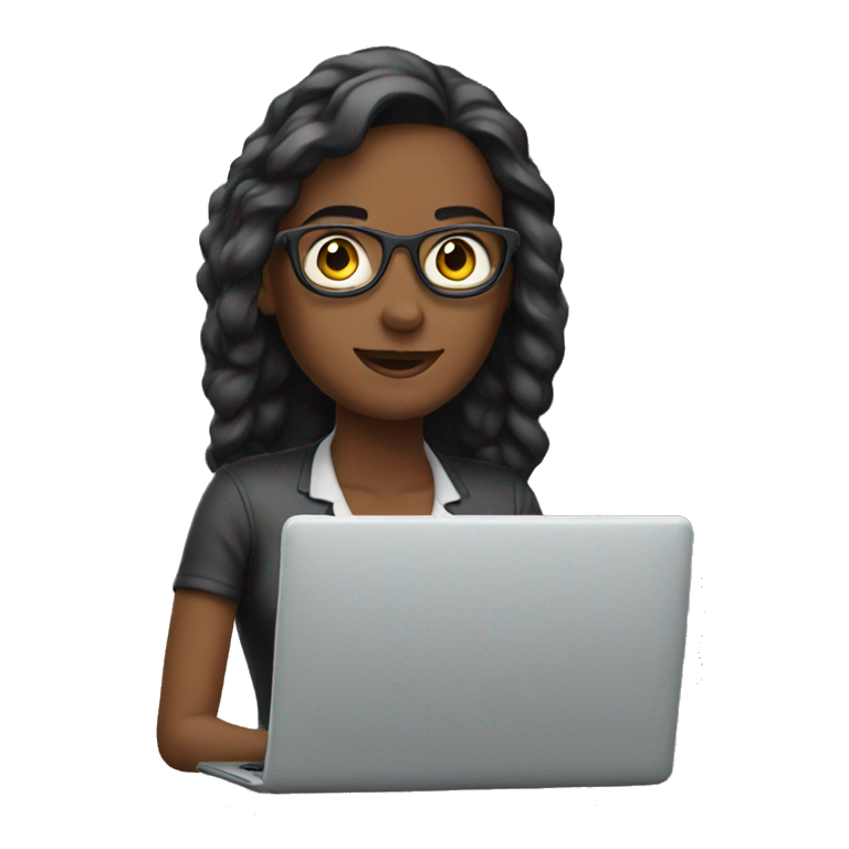 woman with laptop emoji