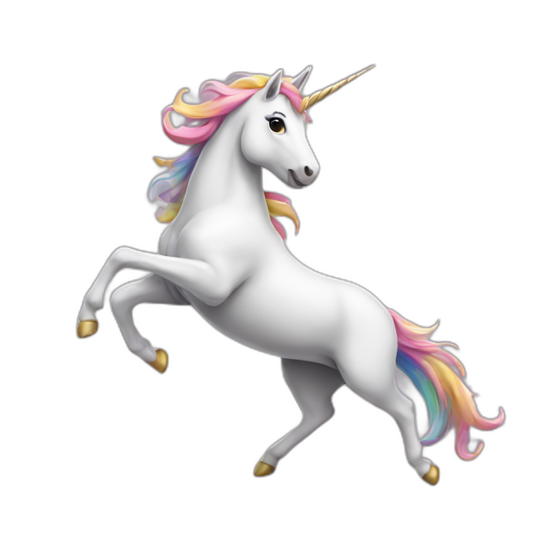 dancing-unicorn emoji
