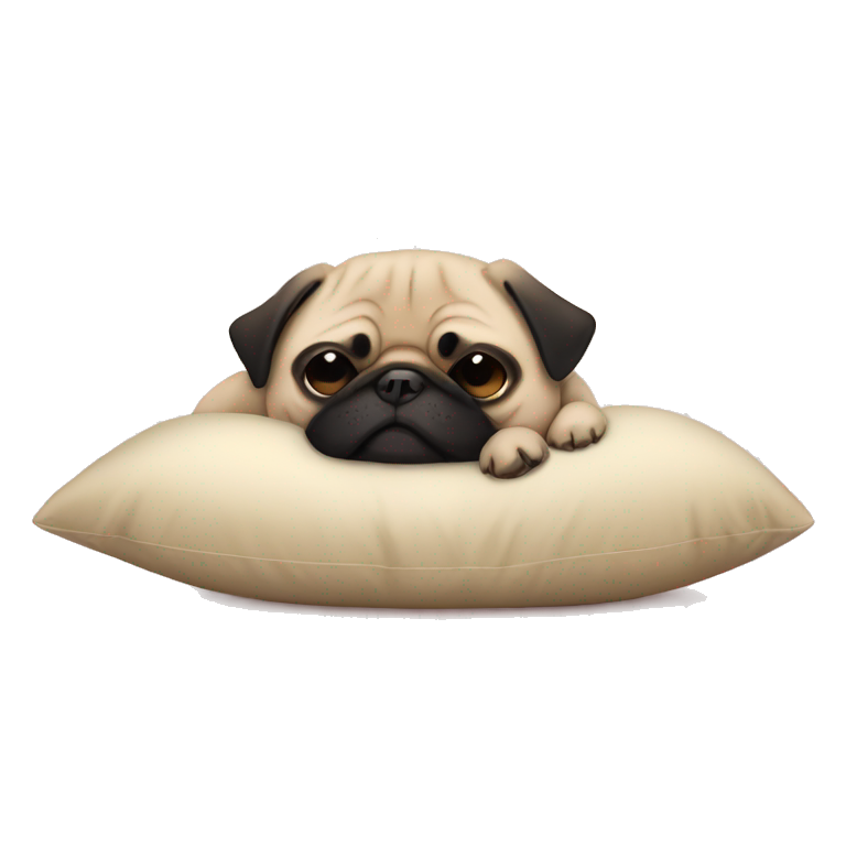 Dog emoji pillow hotsell
