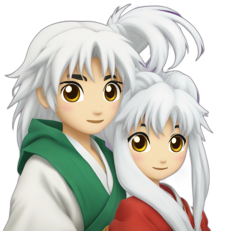 Rin and Sesshomaru (Inuyasha) emoji