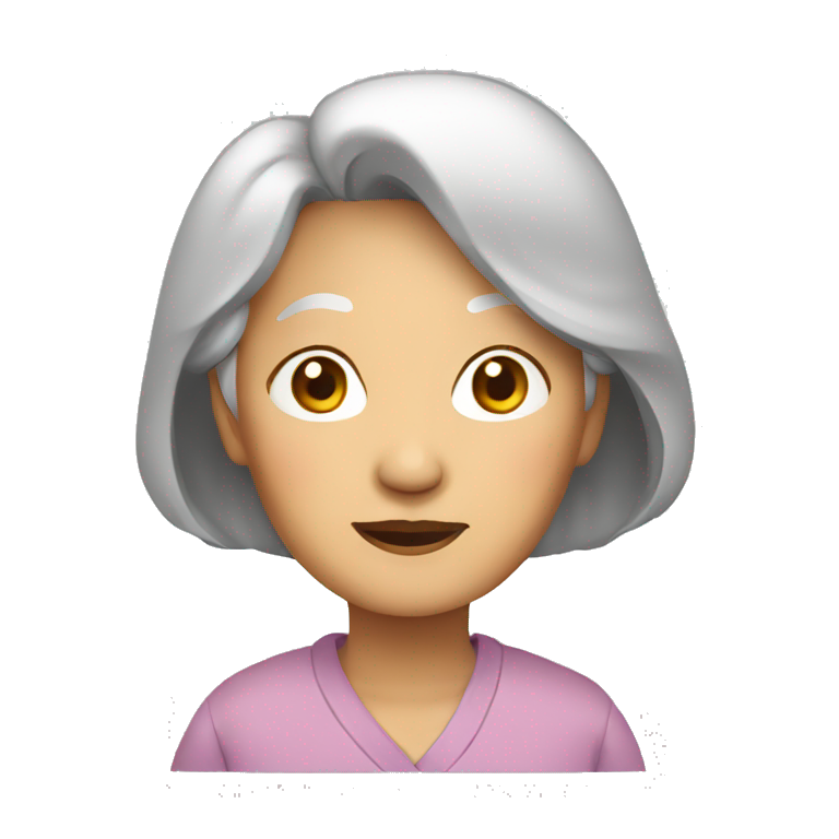 Asian old woman emoji