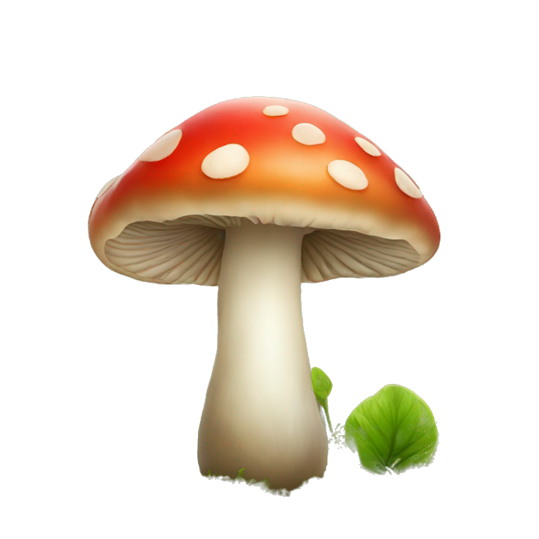 heart shaped mushroom emoji