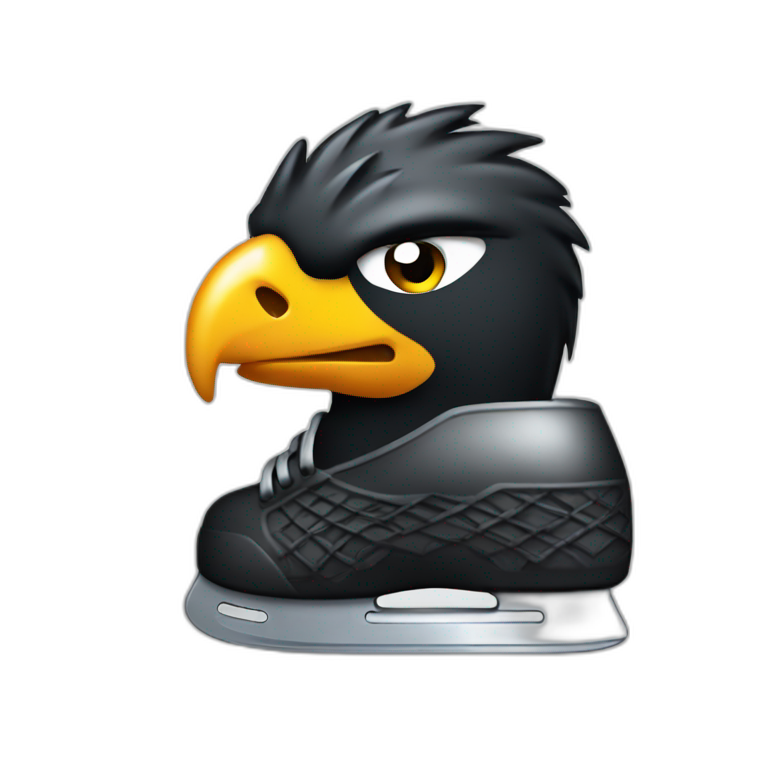 puck eagle ice hockey emoji