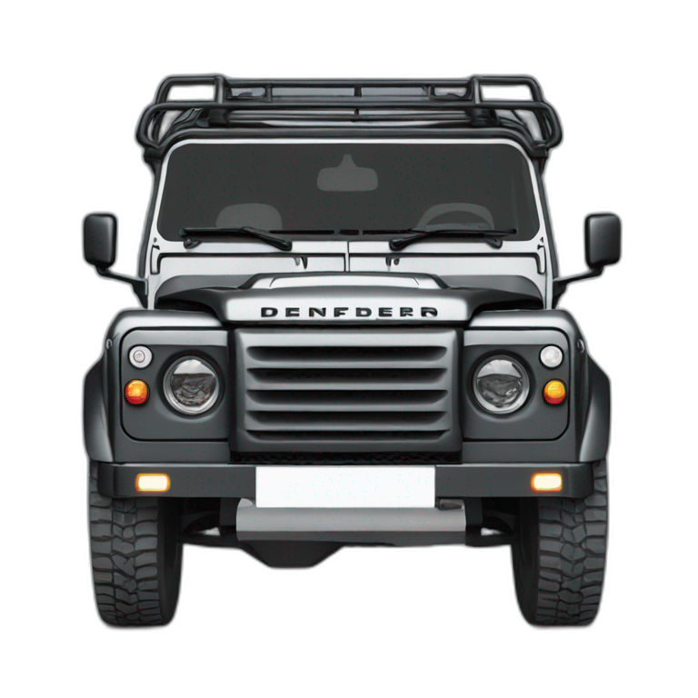 landrover defender black emoji