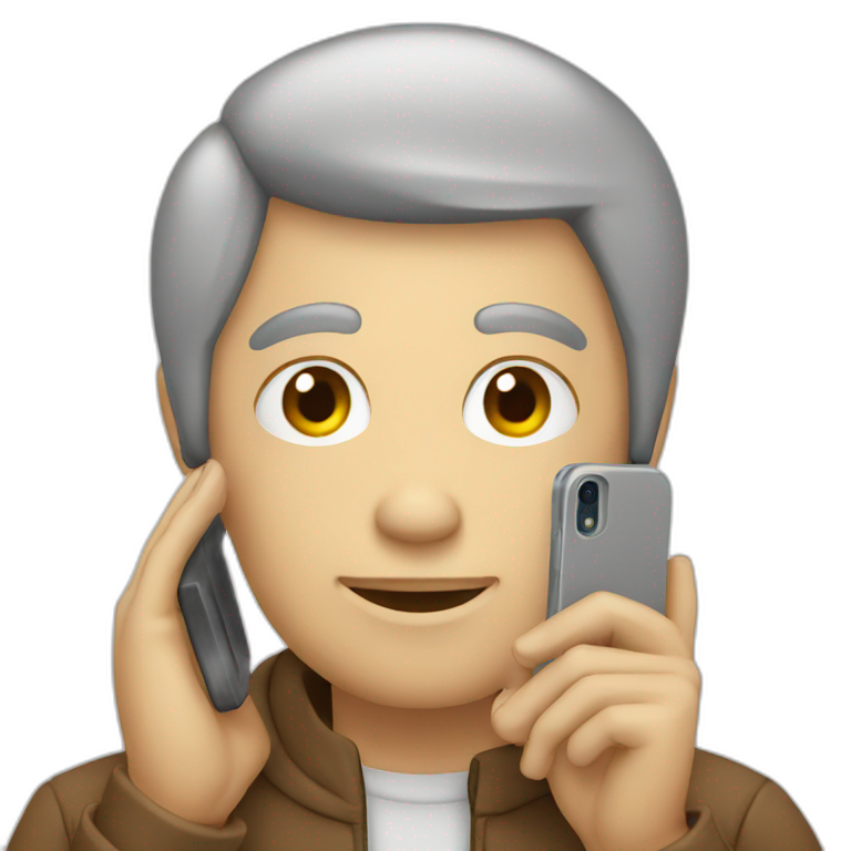 human with phone emoji