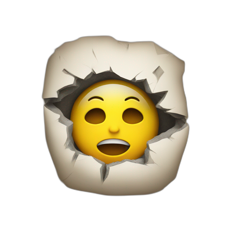 iphone in a hole emoji