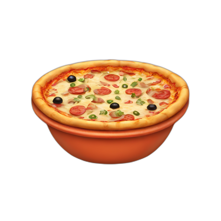Pizza bowl emoji